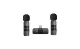 Boya By V2 Ultracompact 2.4ghz Wireless Microphone System For Iphone (two Mic)